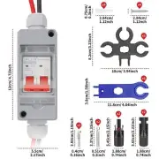 PV Isolator Switch DC500V IP65 Disconnect Circuit Breaker For Solar-Panels UK