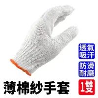 在飛比找momo購物網優惠-【冠和工程】工作手套 12入 農業手套 工作棉手套 工程手套
