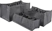 domoi Wardrobe Closet Drawer Organiser for Jeans Shirts Organiser for Wardrobe Foldable Non-Woven Storage Box