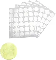 minkissy 10 Sheets Eyelash Glue Gaskets with Jade Stone Holder Adhesive Stickers for Eyelash Extensions Cosmetic Makeup Tool for Women for Salon and Use