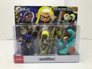 Nintendo Splatoon 3 Octoling/Inkling/Smallfry amiibo 3-pack Damaged Piece READ