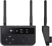 BT 5.3 Transmitter Receiver - Antenna BT Adapter for Stereo Receiver,Mp3 Player Transmitters, Car Music Player, TV Repeater, Flexible for Home Stereo Multiple Speakers