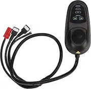 Electric Wheelchair Accessories Controller Rocker, Folding Power Electric Wheel Chair 2P Joystick Controller Replacement Easy Installation