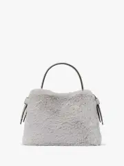 Knott Faux Fur Mini Crossbody Tote
