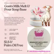 DIY Goats Milk Melt Pour Soap Base 100% Pure and Natural White Soapmaking 1-4kgs