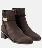 [Jimmy Choo] Jimmy Choo Diantha 45 suede ankle boots AU 9 brown
