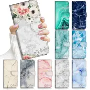 Personalised Name Flip Wallet Case Cover for iPhone 16 15 14 13 12 Plus Pro Max
