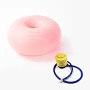 Yoga Ball Chair, Flexible and Inflatable Seating Donut Ball Chair with Hand Pump, Exercise Donut Yoga Ball Workout Core Training Stability Ball for Yoga Pilates Balance Training