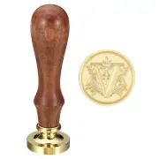 Alphabet V Wax Seal Stamp Initial Letter Sealing Wax Stamp Retro, Style 3