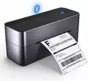 New / Bluetooth Thermal Label Printer, 4X6 Wireless Shipping Label Print (W)