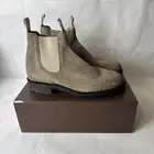 Rm Williams Gardener Stone Suede Size Au/uk 9G 43.5eu US10 New In Box