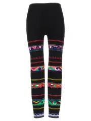 [Emilio Pucci] Emilio Pucci-Jacquard Patterned Leggings Multicolor-Donna S Multicolor