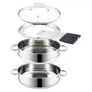 Nuwave Design-18/8 Stainless Steel Cookware,Free of PTFE PFOA PFOS,Fondue Pot...