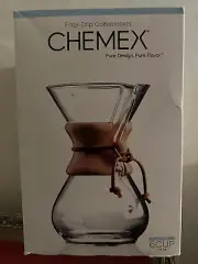 CHEMEX 6-Cup Classic CM-6A Filter-Drip Coffeemaker New