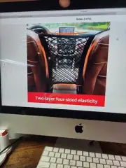 Car Pet Barrier Guard Dog Back Seat Safety Protector Mesh Net Storage Organizer