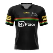 2025 Penrith Panthers Home Game Jersey - CUSTOM NAME & NUMBER: Size: S-5XL