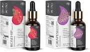 All Naturals 100% Pure Rosehip And Grapeseed Oil Combo (30Ml Each) For Hair, Skin & Face