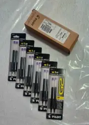 Pilot G2 Refills Pen premium gel 0.7mm Fine PURPLE Ink 6 Pack of 2=12 new 77244