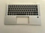 For HP EliteBook x360 830 G7 M03903-081 Palmrest Top Cover Keyboard Danish NEW