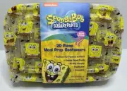 SpongeBob SquarePants Meal Prep Containers - 10 Lids & 10 Containers 1L - New