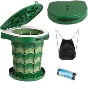 Portable Toilet - Portable Foldable Toilet,Retractable Potty with Adjustable Height Outdoor Camping Stool for Car, Boa,t Beach Hiking Long Trips Trucks Fishing