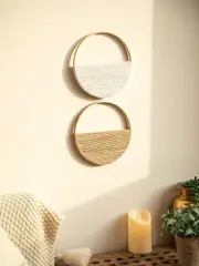 2 Boho Macrame Wall Hangings for Home Decor
