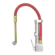 Milton S-516 Straight Foot Chuck Tire Inflator Gauge - 15 Hose Lock-On Threads