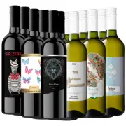 12x Mixed Red White Wine 750ml 2022 SA Shiraz Pinot Grigio -2Z2B2LK2M2E2F