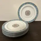 Wedgwood Runny Mead Turquoise Dessert Plate 20.5Cm