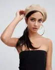 NEW MISSGUIDED Wool Beret Camel Light Brown French Hat