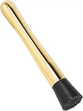 CIYODO Golden Stainless Steel Ice Muddler for Cocktails Cocktail Mixer Tool for Muddling Mint Fruit and Herbs Essential Barware for Home and Bartenders