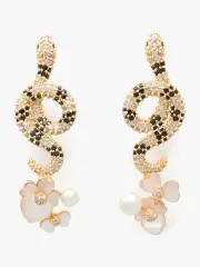 Shining Snake Statement Earrings