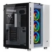 Corsair Crystal 680X Smart RGB Tempered Glass Mid-Tower E-ATX Case - White