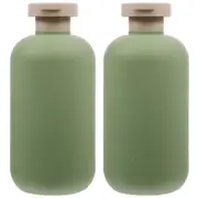 2pcs Squeeze Bottles Refillable Travel Bottles Lotion Bottles with Flips Caps for Creams Shampoo(300ml)