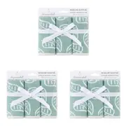 3x 3pc The Peanutshell Woodland Adventure Washcloths