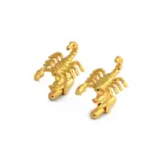 Scorpio 18kt Gold Plated Handcrafted Cufflinks for Men