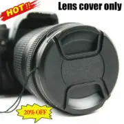 1* 55mm Lens Cap center pinch snap on Front Cover string Nikon AU F