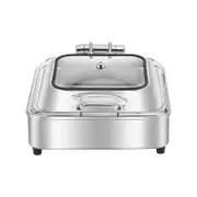 SOGA Square Stainless Steel Chafing Dish Tray