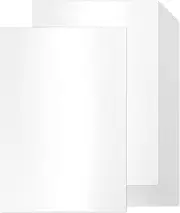 White Shimmer Cardstock Ledger Paper 11x17, Goefun Glossy Card Stock Printer Paper 80 lb Metallic Cardstock Pearl Paper for Brochures, Flyers, Art Prints, 100 Pack