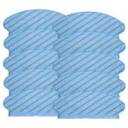 10 X Washable Mopping Pads For Ecovacs Deebot Ozmo 700, 750, 920, 950, N7 & T5 Robot Vacuum Cleaners