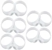 Lurrose 5 Pairs Toe Ring Toe Magnetic Covers Elastic Band Cover Toe Magnetic Tool Jansio Ring for Weight Loss Silicone Toe Sleeves Acupoint Ring Toe Use Acupoint Supply Home Acupoint Ring