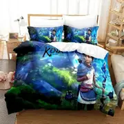 f1249 Bed Sheets Game Bridge Spirits Kena Bedding Set Duvet Cover Bed Set Quilt Cover Pillowcase Comforter king Queen Size Boys AdultBed Sheets Rt124