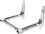 JEWEDECO Microwave Oven Wall Bracket Stainless Steel Oven Accessories Universal Bracket Expandable Hinge Kitchen Shelf