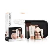 Nude by Nature Complexion Essentials Primer Concealer Bronzer Brush Makeup Kit