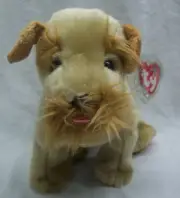 Ty Beanie Buddy SOFT SCHNITZEL SCHNAUZER DOG 9" Plush STUFFED ANIMAL TOY NEW