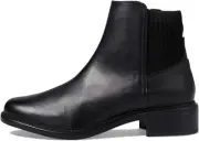 Clarks Maye Palm Collection Leather Ankle Boots Black 7/W New