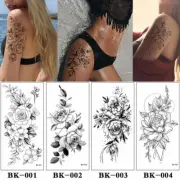 Flowers Temporary Tattoos Sticker Fake Tatoo Body Arm Art WaterproofⅠ