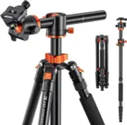 K&F Concept 67in DSLR Camera Tripod Monopod Horizontal Portable with Ball Head