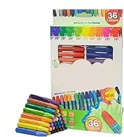 Oil Pastels for Kids, Hexagonal Shaped Crayons for Sketching, 61x0.67in 36 Assorted Vibrant Colors, Art Kit for Decorative Painting, Create Pictures Like Oil Paintings