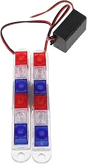 HOLIDYOYO Enhanced Visibility 12v Led Motorcycle Indicator Lights Strobe Tire Lights Auxiliary Lights for Night Riding